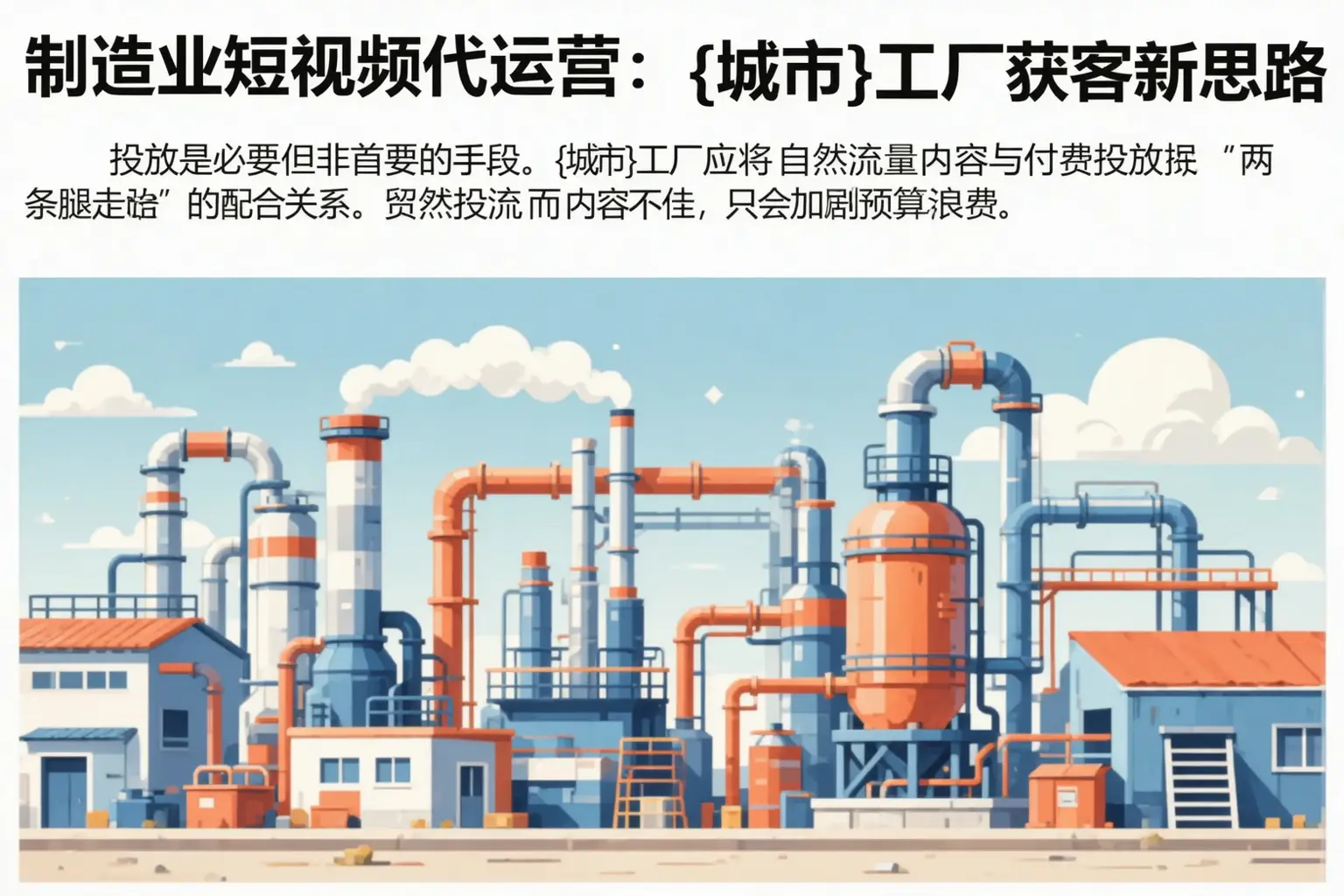 制造业短视频代运营:弋江工厂获客新思路